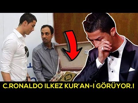 Cristiano Ronaldo İlk Kez Kuran'ı Kerim'i Görüyor. Tepkisine Sizde inanmayacaksınız.