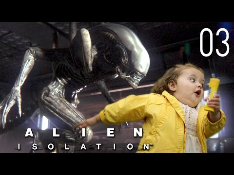ALIEN Isolation Walkthrough Part 3 - First Alien Encounter