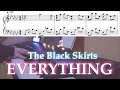 楽譜 EVERYTHING-The Black Skirts /sheet music  piano 耳コピピアノ
