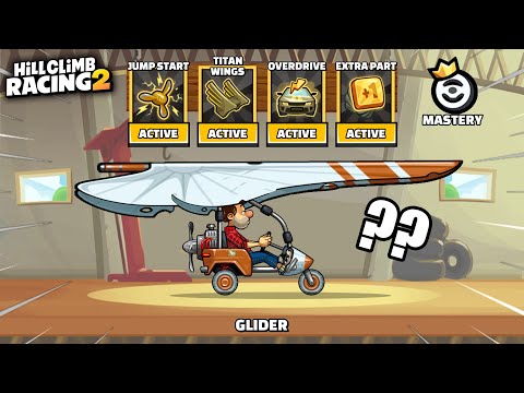 Hill Climb Racing 2 - NEW MASTERY VEHICLE GLIDER UNLOCKED WALKTHROUGH