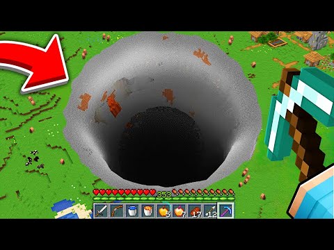 Uncover the Deepest Lucky Block Hole in Minecraft!