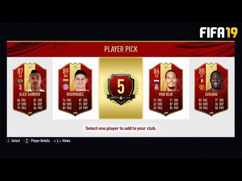 TOP 100 RED PLAYER PICK PACKS! - FIFA 19 Top 100 FUT Champs Rewards