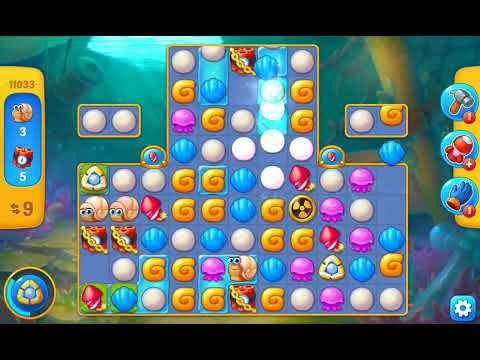 Fishdom Easy Level 11033 (with ingame lightning booster) @choraelmin
