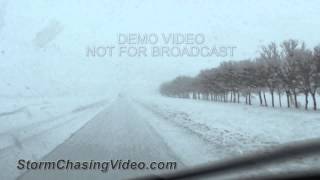 preview picture of video '3/9/2013 Western Minnesota Snowstorm'