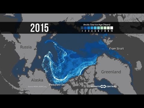 Watch 26 Years of Arctic Ice Disappear in Seconds