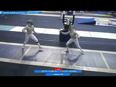 Coupe Acropolis 2023 SWS - L64 - Battai Sugar Katinka HUN v Araceli Navarro ESP