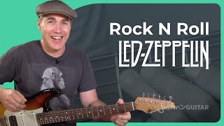 How to play Rock n Roll by Led Zeppelin | Guitar Lesson