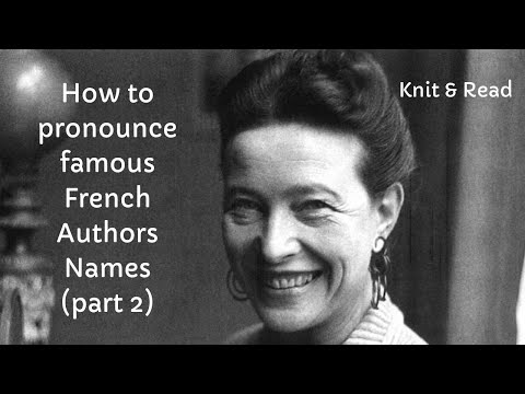 How to Pronounce Famous French Authors Names - Part 2
