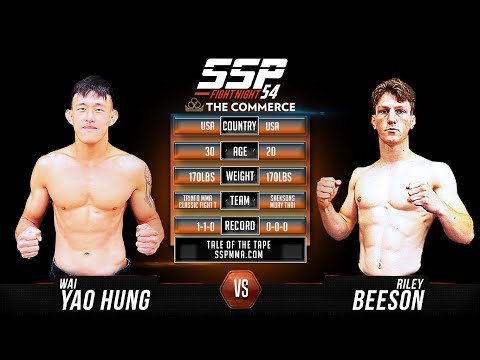 Riley Beeson vs Wai Yao Hung - SSP 54