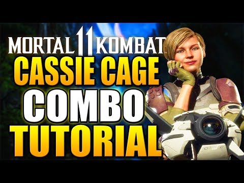 Mortal Kombat 11 Cassie Cage Combos - Mortal Kombat 11 Cassie Cage Combo Tutorial Daryus P