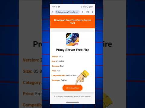 How To Download Free Fire Proxy Server💀 Get Unlimited Diamonds, Bundle, Emotes #freefire #shorts