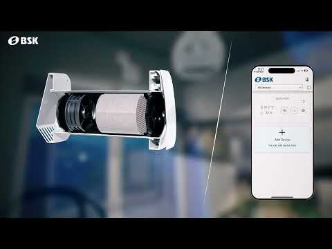 BSK Zephyr Mini – Cea mai compactă unitate de ventilație cu recuperare de căldură