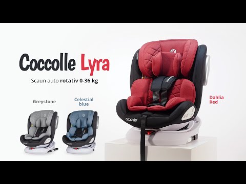 Coccolle Lyra 360 Celestial Blue Bērnu Autokrēsls 0-36 kg
