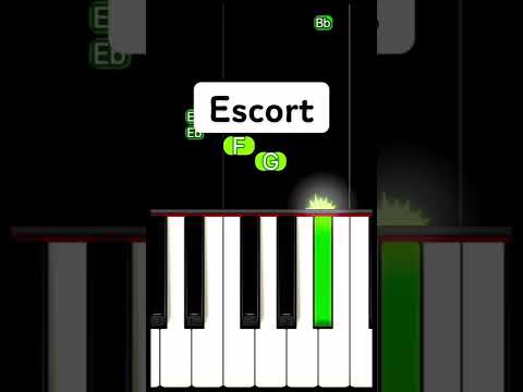 【簡単ピアノ】Escort (エスコート) #Shorts