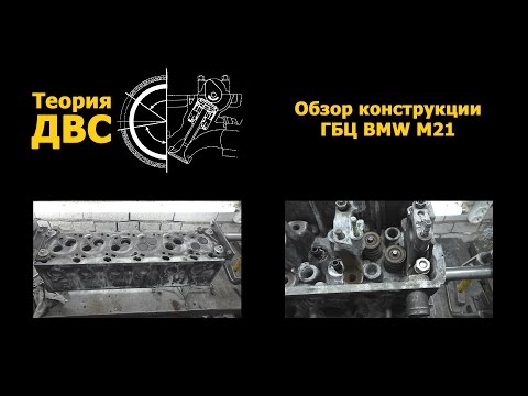 Теория ДВС: Обзор конструкции ГБЦ BMW M21 Cylinder Head BMW M21 Diesel