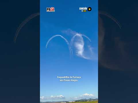 Apresentação da Esquadrilha da Fumaça em Pouso Alegre. (29/03/26)