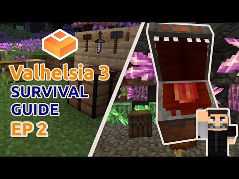 Valhelsia 3 Survival Guide Ep. 2 - Tetra Mod is Cool! | Minecraft 1.16