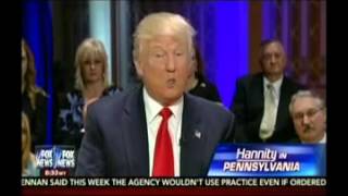 Sean Hannity Ignores Trump’s Sexist Attacks Against Hillary Clinton