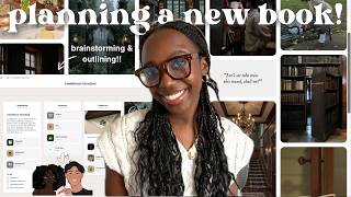 BRAINSTORM & OUTLINE A NEW BOOK WITH ME!! ☕️📖 my step by step process + milanote tour