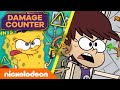 SpongeBob Vs The Loud House Biggest FOOD FIGHTS Damage Counter