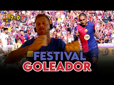 😳 FC BARCELONA SCORES REAL VALLADOLID A 7️⃣ | Summary Barça 7-0 Real Valladolid