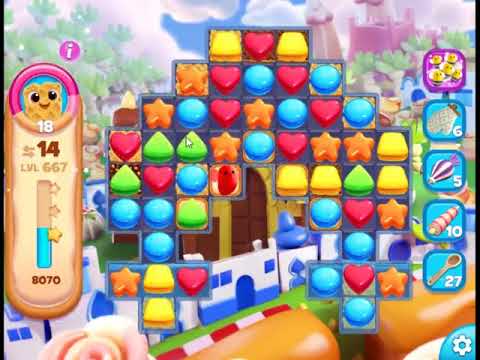 Cookie Jam Blast Level 667 - NO BOOSTERS 🍪 | SKILLGAMING ✔️