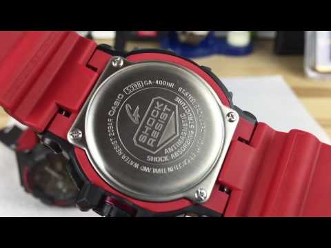 Casio G shock black red layered (black/red layer)