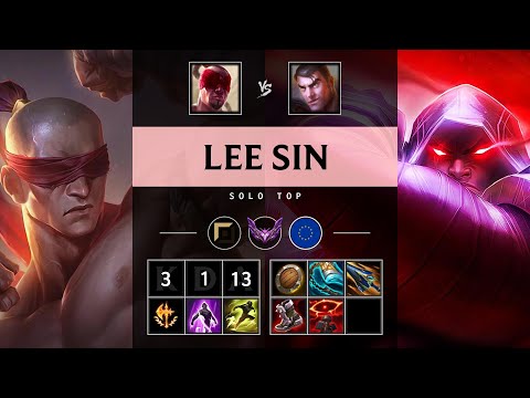 Lee Sin Top vs Jayce - EUW Master Patch 25.08