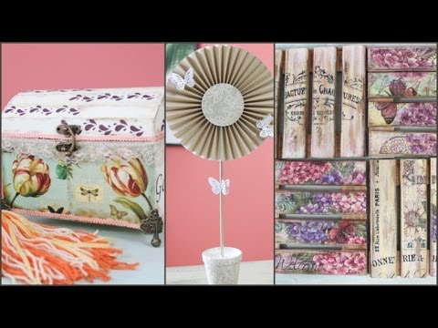 ManosalaObraTv - Programa 28 - Deck de Madera - Roseton - Centro de Mesa - Cofre Romantico