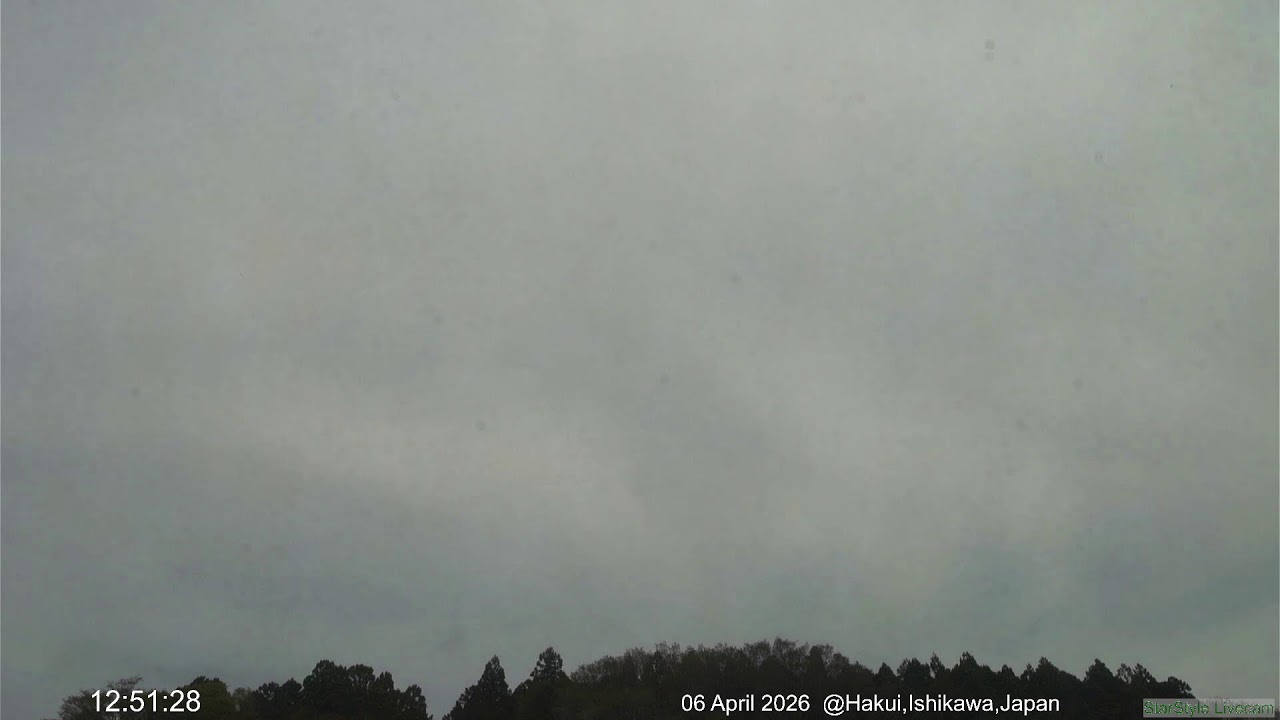 能登の星空ライブ 石川・羽咋から ／Starry night over Noto,Ishikawa,Japan/StarstyleLivecam