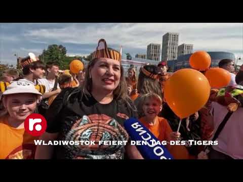 Wladiwostok feiert den Tag des Tigers