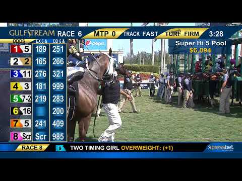 Gulfstream Park Carrera 6 - 7 de Abril 2018