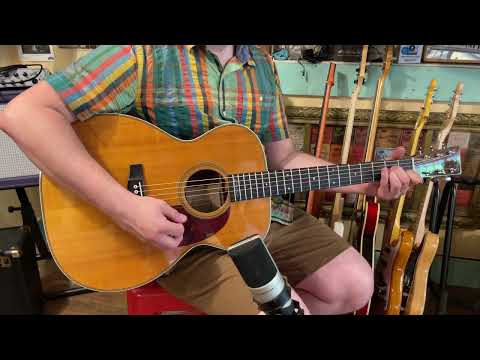 1996 Martin 000-28EC Eric Clapton artist model flattop guitar