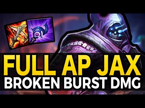 BROKEN BURST DAMAGE - Full AP Jax - League of Legends