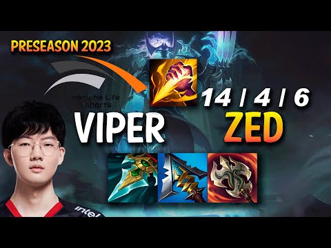 HLE Viper ZED Jungle vs EKKO - KR Ranked