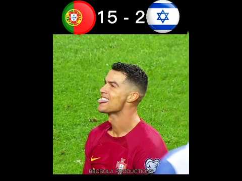Ronaldo destroys Israel in the big match Portugal🇵🇹vs🇮🇱Israel World Cup 2026 qualifiers imaginary