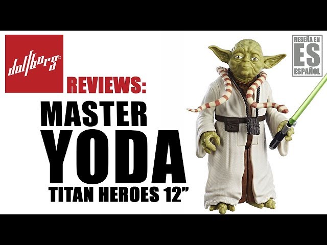 Vídeo relacionado con Star Wars Titan Hero Series, Figura de acción de Yoda de 30 cm
