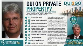 Can You Get a DUI on Private Property in Florida? 🛑