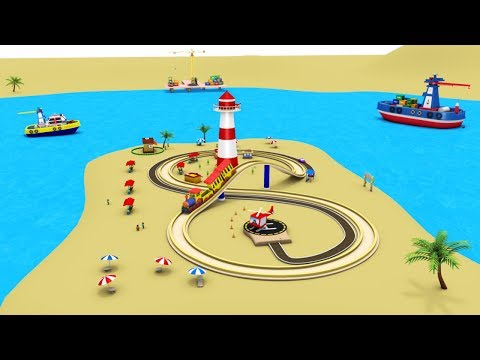 Train - Trains for Children - Cartoon - Train videos - jcb - Trains - Trains for kids- Chu Chu Train Video