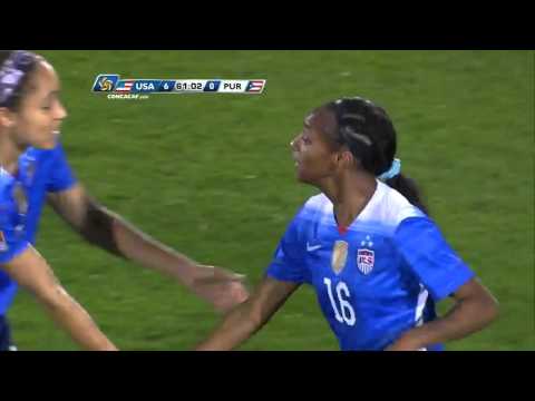 Goal USA - No. 16 Crystal DUNN @crysdunn_19 | @ussoccer_wnt @FutbolPR #CWOQ2