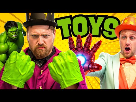 Hulk, Iron Man, Spiderman, & Superman🦸‍♂️🦹‍♂️ A Super Hero Adventure For Kids✨