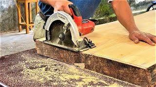 Perfect Woodworking Design Ideas With Solid Wood // Build A Large Dining Table