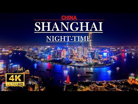 SHANGHAI China 🇨🇳 at Night Time,World’s Number One Smart City and The Most Developed City 4k 60Fps