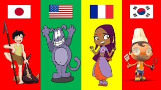 Cartoons From Different Countries | Pt.30