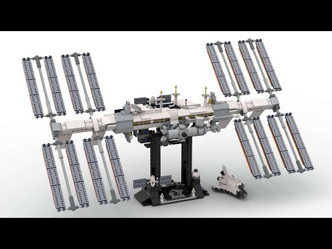 Lego 21321 International Space Station Speed Build LDD by PLegoBB
