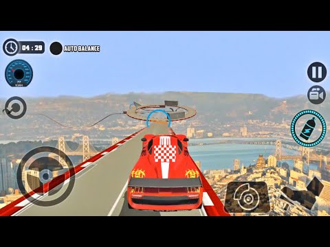 Impossible Car Traacks 3D Red Car Driving Stunts All Vehicles Unlocked All Levels Completed