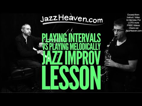 *Jean-Michel Pilc* JAZZ IMPROV TIP: Playing Intervals vs. Playing Melodically *Jazz Improvisation*