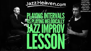 *Jean-Michel Pilc* JAZZ IMPROV TIP: Playing Intervals vs. Playing Melodically *Jazz Improvisation*