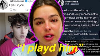 Addison Rae gets SHADE for ghosting Bryce hall | FULL TEA