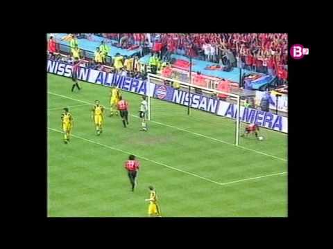 Resumen RCD Mallorca 1 - Lazio 2. Final Recopa de Europa 98/99